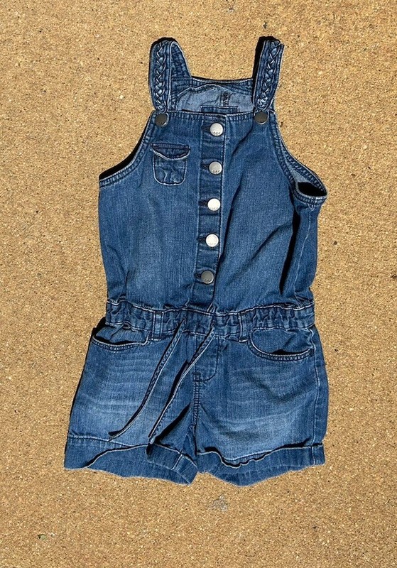 GapKids Gap Kids 1969 Small Denim Overall Shorts