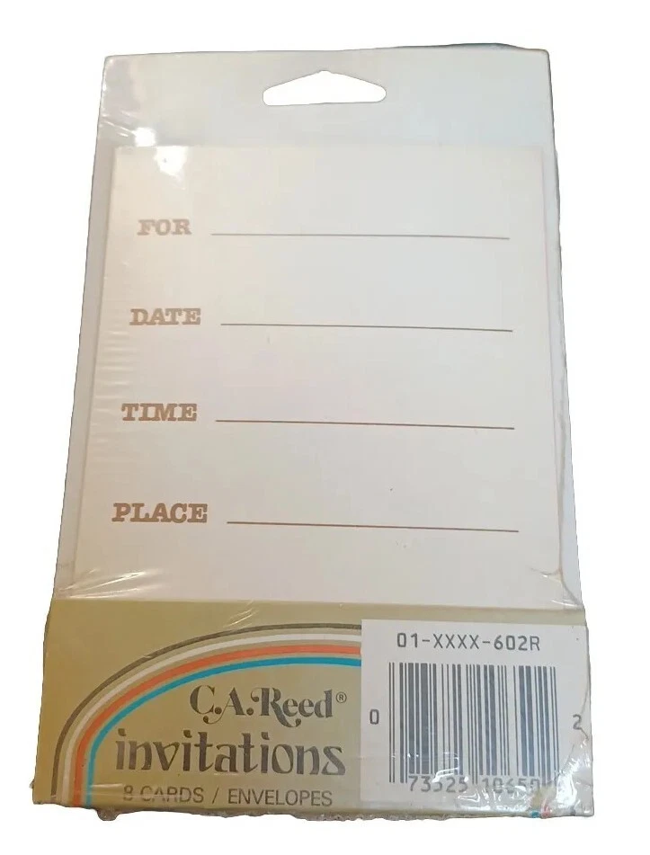 SEALED 1982 Cathy Guisewite Cartoon Party 8 Party Invitations Y16 - Image 2 of 2