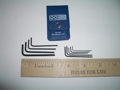 BRISTOL SS-508 MINI SPLINE WRENCH L-KEY SET | eBay