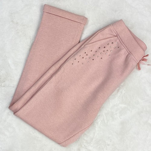 Epic Threads Rhinestone Cuffed Jogger Pants Girls Large Blush Pink Gold Metallic - Picture 3 of 11