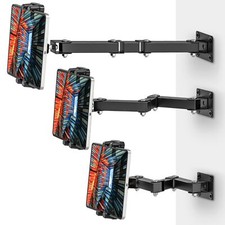 Wall Mount Tablet Holder 3-Stage Extendable Arm 360  Rotating for Kitchen Office
