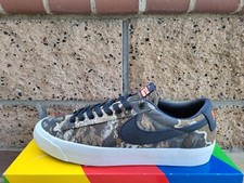 Nike SB Blazer Low Pro GT PRM Shoes Men's Sizes Black / Safety Orange DO9398 002