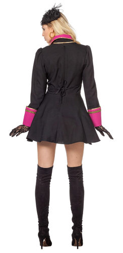 Damenkostüm Marquise schwarz-pink Mittelalterkostüm Faschingskostüm  Gr. 36 - Bild 3 von 3