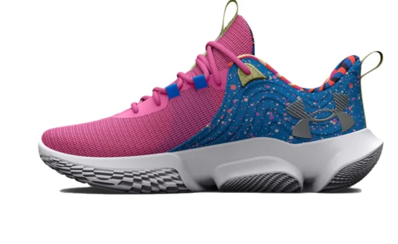 Pink under shop armour trainers