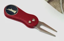 STATUE OF LIBERTY USA LANDMARK Logo Coin Golf Ball Marker Switchblade Divot Tool