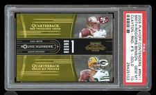 Pop2 2005 Playoff Contenders AARON RODGERS Round Numbers GOLD /100 Rookie PSA 10