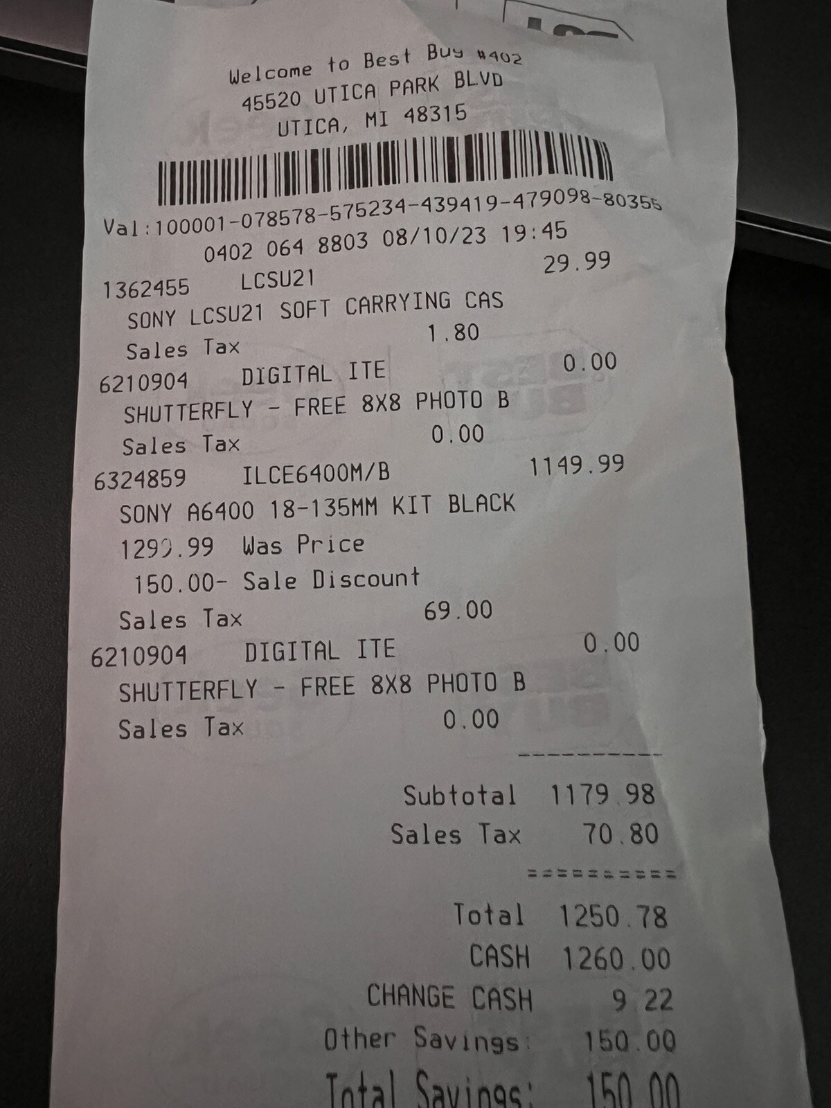 Sony Alpha a6400 4K 24.2MP 1650mm Lens Mirrorless Digital Camera ILCE