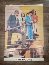 THE DOORS POSTER ORIGINAL 1980 HUGE COLOR ONE STOP #655 39x58"