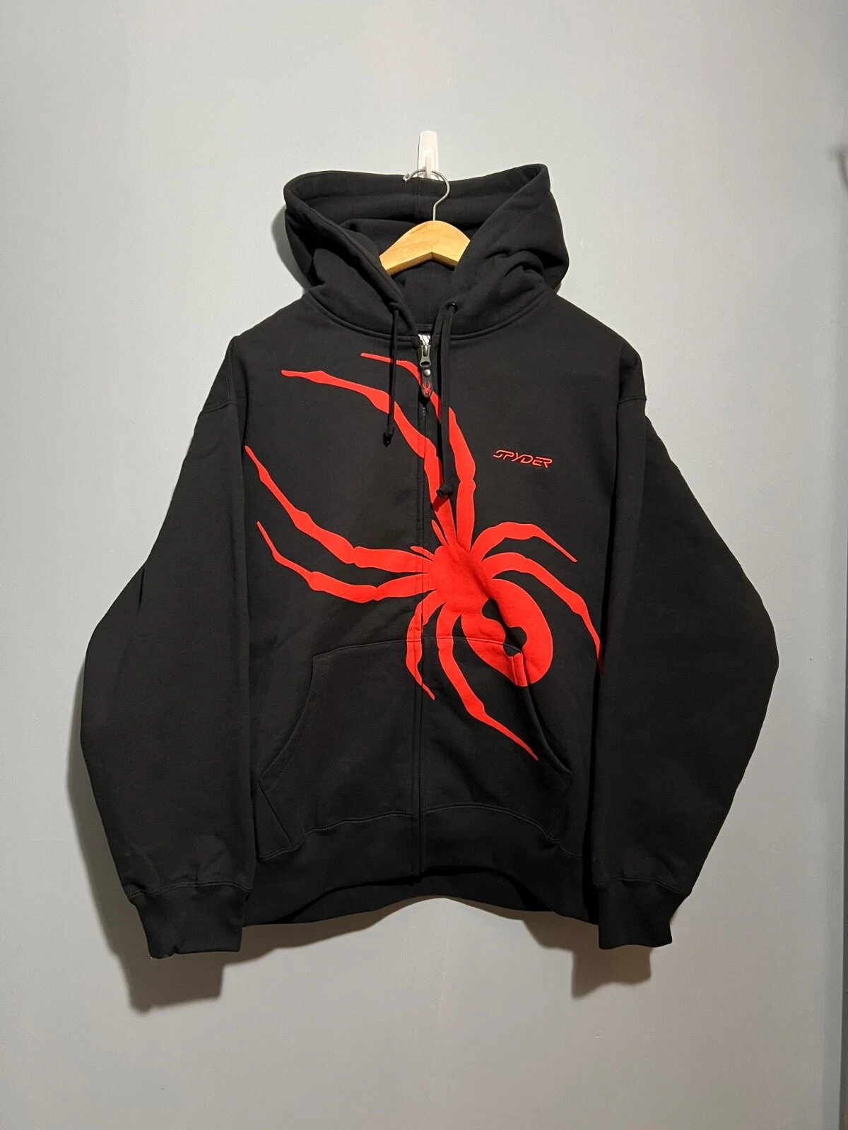 SUPREME SPYDER SWEAT À CAPUCHE ZIPPÉ EN NOIR