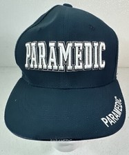 FIRST RESPONDER / PARAMEDIC Adjustable Hook  Loop Dark Green Baseball Hat