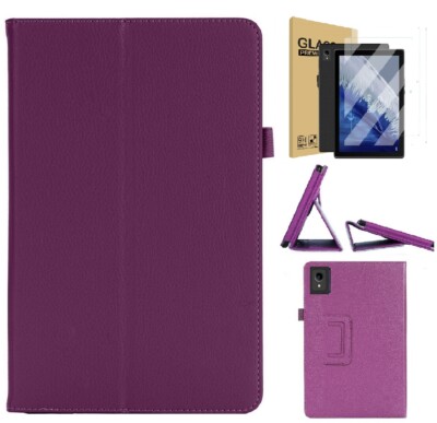 For Vortex T10M Pro Case 10.1 inch Folio Standing Cover / Glass Screen Protector
