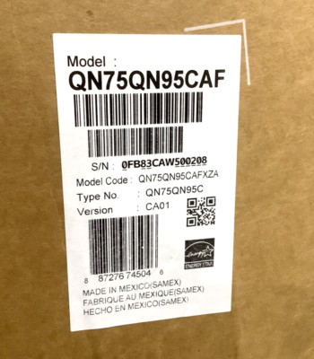 Samsung QN95C 75'' Neo QLED Smart TV 4K QN75QN95CAFXZA NEW WARRANTY  ️  ️