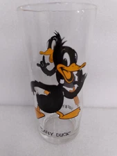 Vintage Daffy Duck PEPSI Glass 1973 Collector Series Warner Bros Looney Tunes