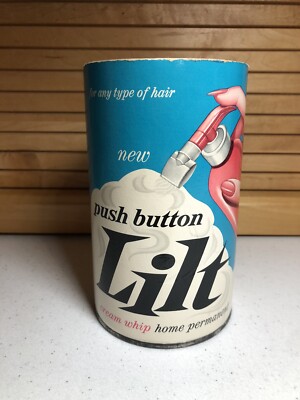 MCM Procter & Gamble Lilt Cream Whip Home Permanent Cardboard Container-No Lid 