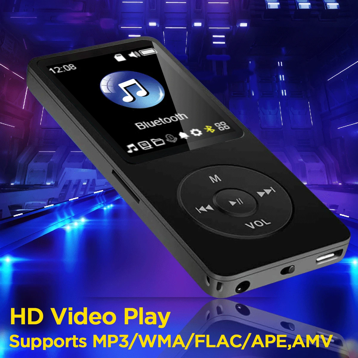 Bluetooth MP3 Player MP4 Media FM Radio Recorder HIFI Sport Music Speakers US Bluetooth MP3 Player MP4 Media FM Radio Recorder HIFI Sport Music Speakers US