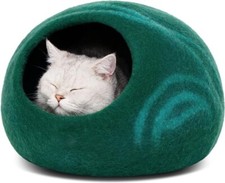 Cat Cave   Premium Felt Cat Bed for Indoor Cats
