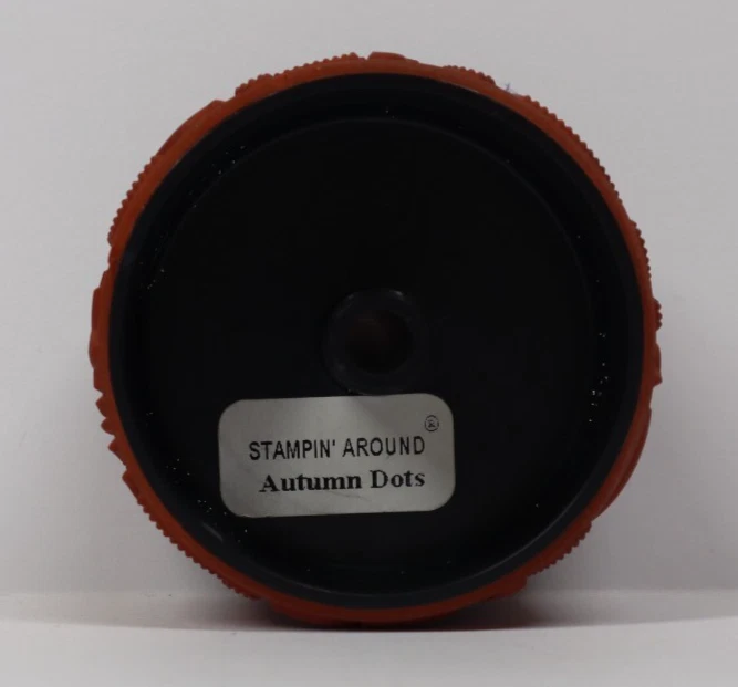 Estampación de goma alrededor de 1" rueda PUNTOS DE OTOÑO otoño floral bellota Foto 3 de 3