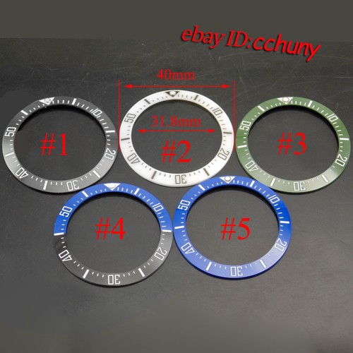 BLIGER Ceramic bezel Black Blue White Green fit automatic 43mm mens watch P502 - Picture 2 of 13