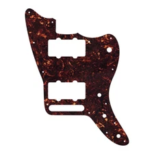 Parts For US 2024 Fender Jazzmaster player II Guitar Pickguard, Brown Tortoise