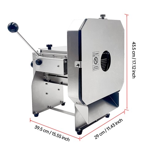 0-0.4” Upgraded Stainless Steel Electric Potato Slicer Fruit Cabbage Shredder - Picture 18 of 22
