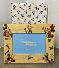 Walt Disney World Photo Picture Frame 4" x 6" Mickey Minnie Donald Pluto Goofy
