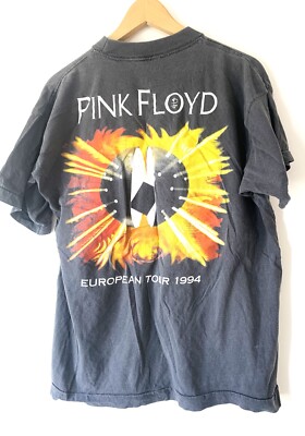 Vintage 1994 Pink Floyd European Tour cotton t shirt large | eBay UK