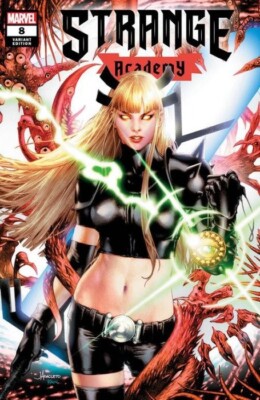 STRANGE ACADEMY #8 JAY ANACLETO TRADE DRESS VARIANT MARVEL NM.