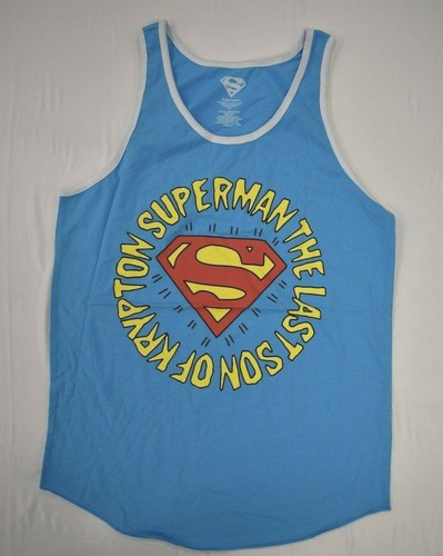 Superman Mens The Last Son Of Krypton Sleeveless Tank Top Shirt NWT $20 S-2XL - Picture 3 of 6