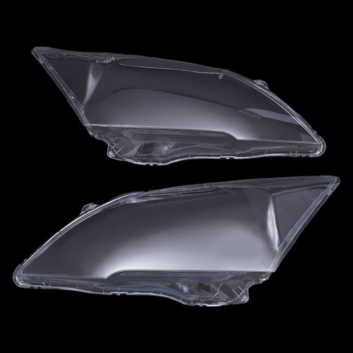 Pair For Honda CRV Left Right Side Headlight Cover Lens Lampshade 2007-2011 2.4L - Foto 4 di 15