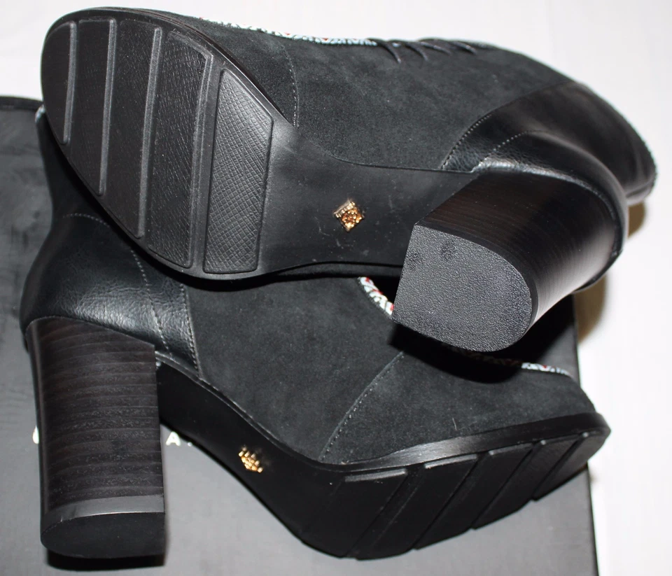 BOTÍN NANETTE LEPORE ISABEL GAMUZA NEGRO EE. UU. 6,5 Foto 4 de 4