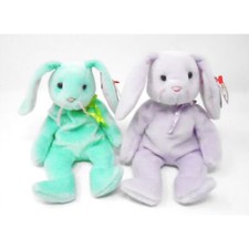 Easter Ty Beanie Babies with Tags Hippity  Floppity Vintage