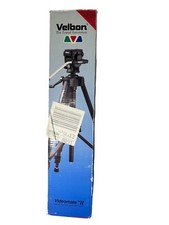 VELBON VIDEOMATE II 2 DELUXE STANDARD CAMCORDER TRIPOD W/ BOX