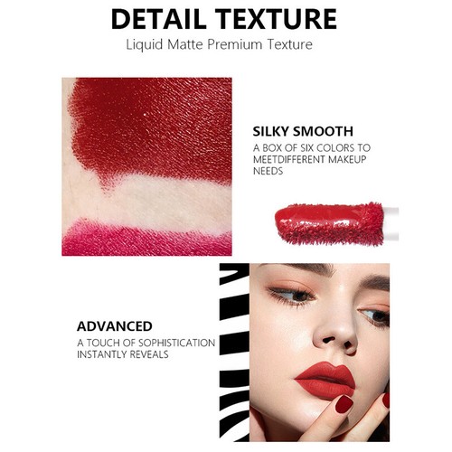 Red Wine Bottle Long Lasting Lipstick Tint Lip Tint Matte Liquid Lip Gloss - Picture 14 of 27