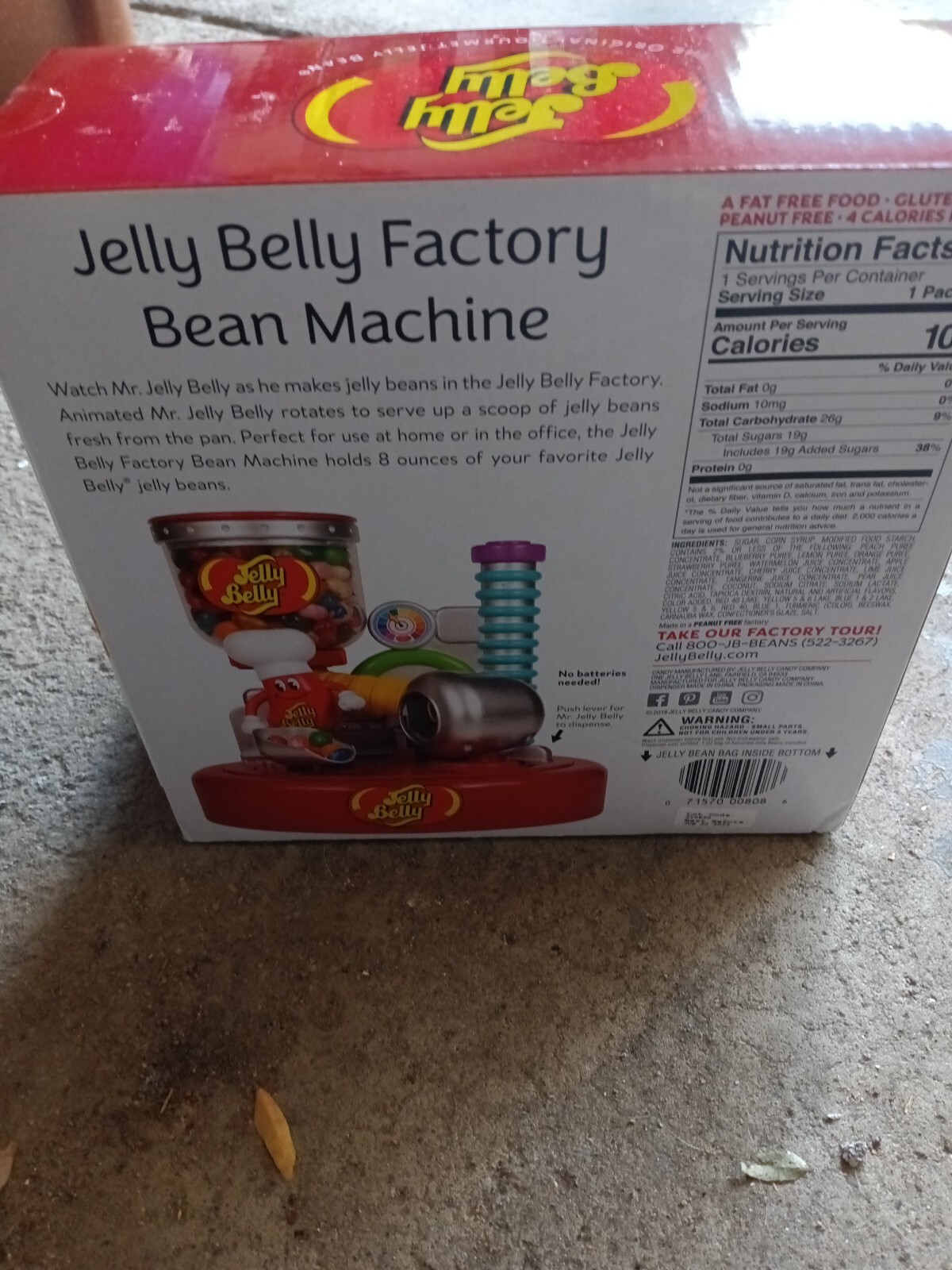 Jelly Belly Factory Bean Machine Dispenser Mr. Jelly Bean. ItemG1 eBay