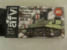 AK Interactive Paint Set - British Desert Colors (AFV Series) 3G Acrylics