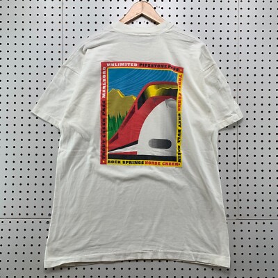 Vintage 90s Marlboro Pocket Shirt Mens XL White Single Stitch