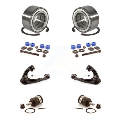 Front Bearing Lower Ball Joint Upper Control Arm Link Kit (8Pc) For Honda Civic