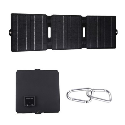 15W ETFE Solar Panel Charger Outdoor Emergency Power Source Sunpower Battery