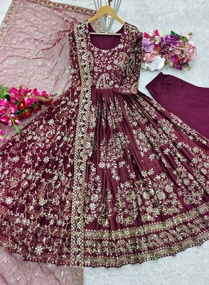 Salwar Kameez Pakistani Indian Wedding Party Wear Dress Bollywood Anarkali Suit