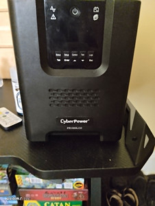 CyberPower PR1500LCD 1500VA/1050W UPS Tower, 8 Outlets AVR LCD, Black
