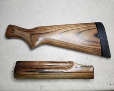 Remington 870 Express 12ga Laminate Wood Stock & Forend Checkered 12 gauge w Pad