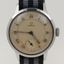 Orologio uomo vintage Omega epoca seconda guerra mondiale 1939 Medicus (mercato svedese)