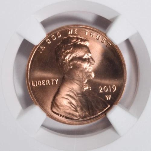 2019-W LINCOLN CENT RED ~ FIRST "W" UNCIRCULATED CENT ~ NGC MS70 RD! - Image 3 of 4