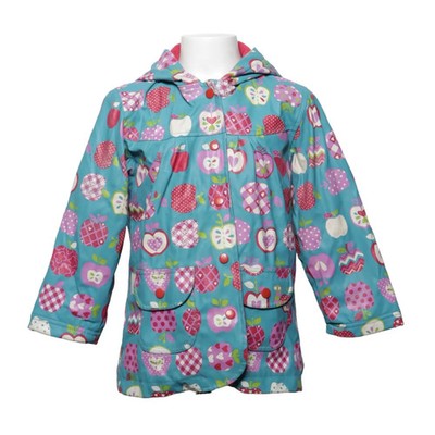 Hatley, Regenmantel, Mädchen, Größe: 110, Blau/Mehrfarbig #02m