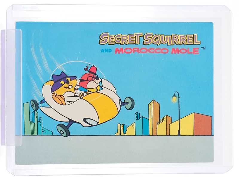 SECRET SQUIRREL 1994 CARDZ HANNA-BARBERA SECRET SQUIRREL & MOROCCO MOLE #9 Q7183