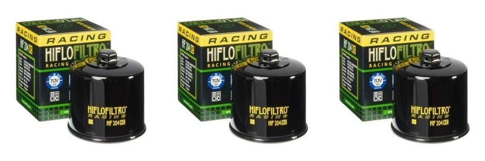 3x Hiflo Racing Ölfilter HF204RC HIFLO Hiflofiltro