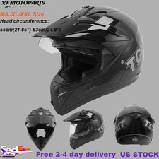 Unisex Adult Motocross Helmet DOT Off Road Dirt Bike ATV Motorcycle Helmet