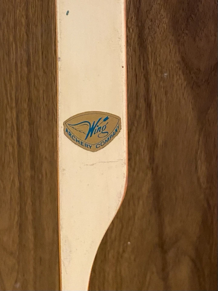 Vintage Gull Wing Archery Co. 50lb  Recurve Stick Bow - Image 3 of 4