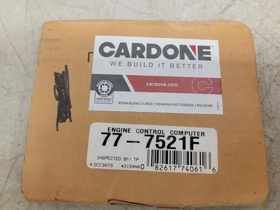 Módulo de control del tren motriz Cardone Reman Pcm P N 77 7521F Foto 2 de 4