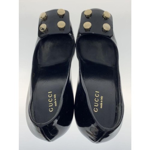 GUCCI Pumps Absatz Nieten Leder Schwarz EU34,5/US4,5 59179c - Bild 17 von 24